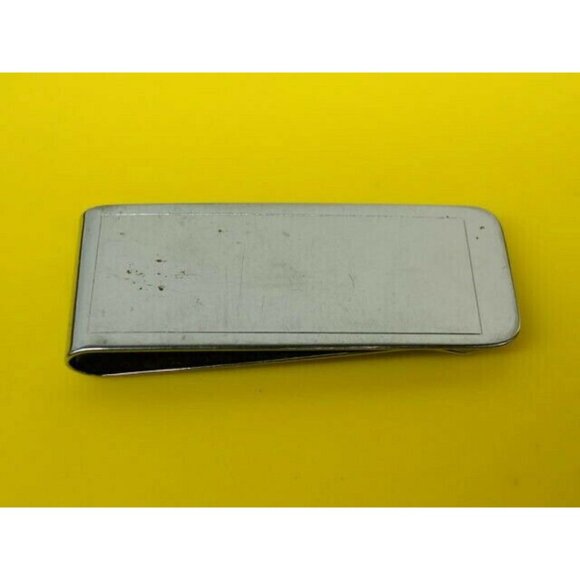 Money Clip Engravable Stainless Steel Credit Card Cash ID Holder Silver - Picture 7 of 7